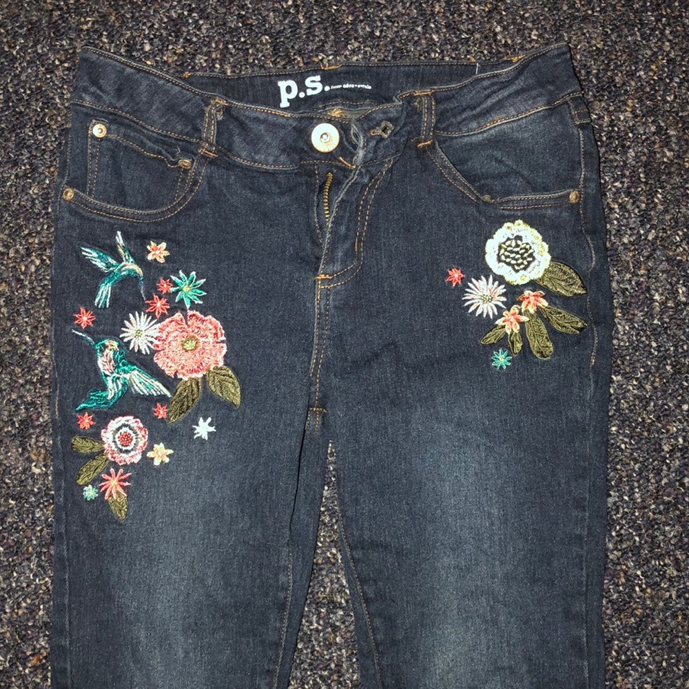 Skinny Jeans with flowers